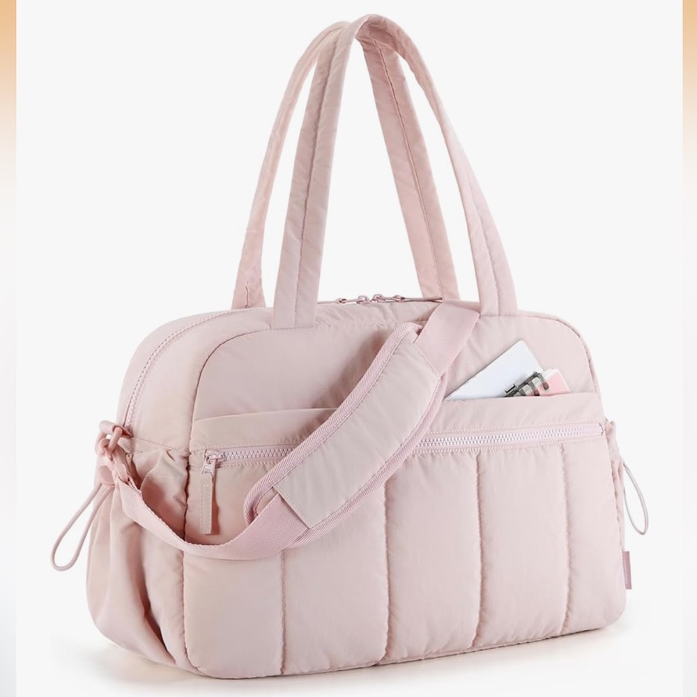 Elegant Pink Quilted Women's Bag